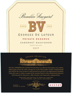 2017 Beaulieu Vineyard Napa Valley Georges de Latour Cabernet Sauvignon Front Label, image 2